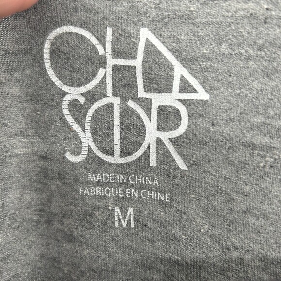 NWT CHASER Gray Burritos Graphic Print Super Soft T-Shirt Top Size Medium - Picture 5 of 6